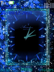 Celebratory clock tema screenshot