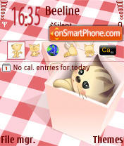 Lovely Cat theme screenshot