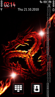 Devas Dragon theme screenshot