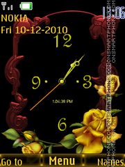 Yellow Roses tema screenshot