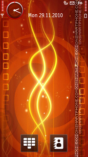 Light Streaks tema screenshot