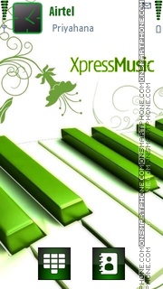 Скриншот темы Xpress Music 06