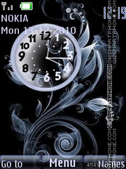 Abstract Clock theme screenshot