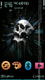 Skull5th by Shawan tema screenshot