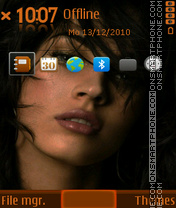 Megan fox 27 theme screenshot