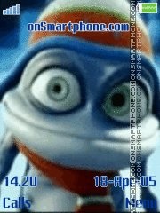 Скриншот темы Christmas frog