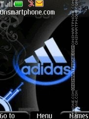 Adidas blue es el tema de pantalla