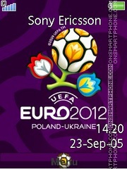 Euro 2012 tema screenshot