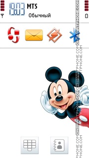 Micky Mouse 01 theme screenshot