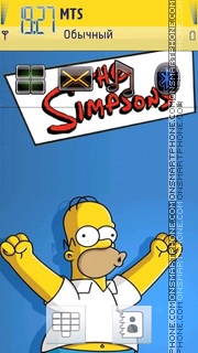 Simpsons 08 theme screenshot