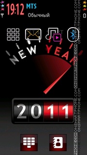 New Year 2011 02 theme screenshot