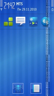 Blue Stripes 5801 theme screenshot