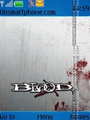 Capture d'écran Blood+ Blood thème