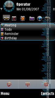 Satio 5th tema screenshot