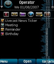 Satio FP2 theme screenshot