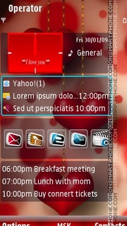 Love tema screenshot