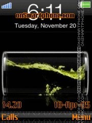 Battery Clock 01 Theme-Screenshot