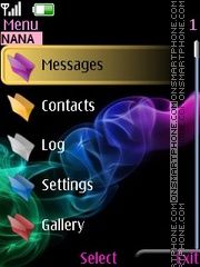 Colors Clock Theme-Screenshot