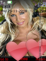 Sweet Blonde 01 tema screenshot