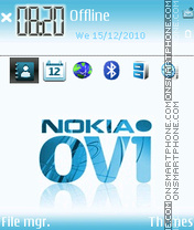 Nokia Ovi theme screenshot