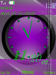 Analog Clock(AR) theme screenshot