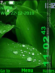 Leaf theme es el tema de pantalla