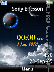 Night Clock 01 theme screenshot