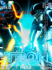 Tron tema screenshot