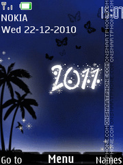 Happy New Year 2011 08 es el tema de pantalla