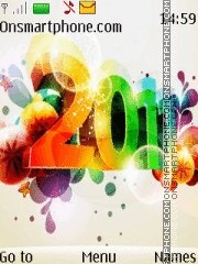 Happy New Year 2011 09 theme screenshot