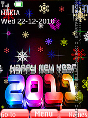 Happy New Year 2015 theme screenshot