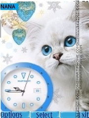 Christmas Cat Clk tema screenshot