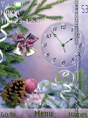 New Year Clock 01 es el tema de pantalla