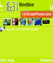 Dots Lemon tema screenshot