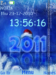 Capture d'écran 2011 Blue thème