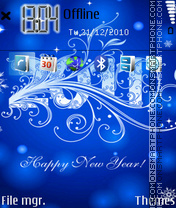 New Year Enjoy es el tema de pantalla