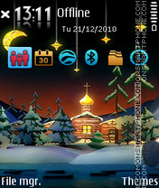 Christmas 06 es el tema de pantalla