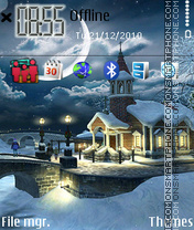 Snow House tema screenshot