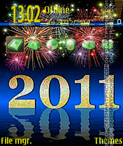 New Year 2011 03 theme screenshot