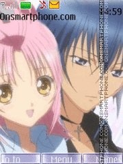 Скриншот темы Amu&Ikuto (Shugo Chara)