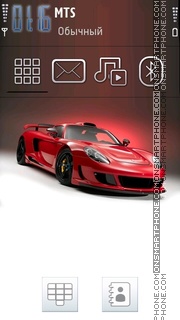 Скриншот темы Cool Porsche 01