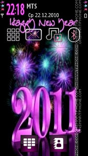 Happy New Year 2017 tema screenshot