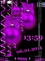 Holiday tema screenshot