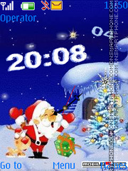 Xmas Santa es el tema de pantalla