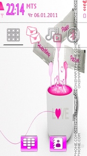 Love Cup tema screenshot