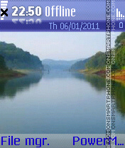 Capture d'écran Amajola river thème