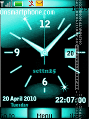 Clock tema screenshot