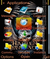 Harley Davidson tema screenshot