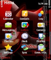 Shadow Hedgehog tema screenshot