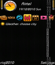 Capture d'écran NEW BLACK 2011 thème